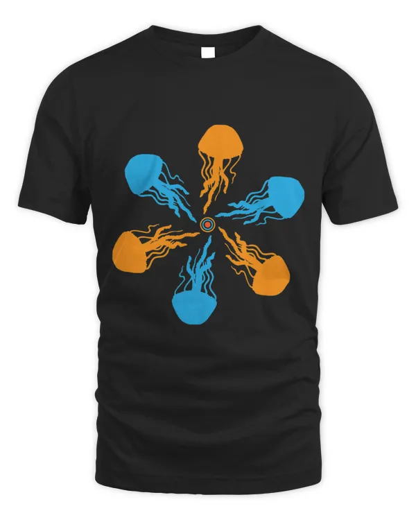 jellyfish Animal Mandala Pattern