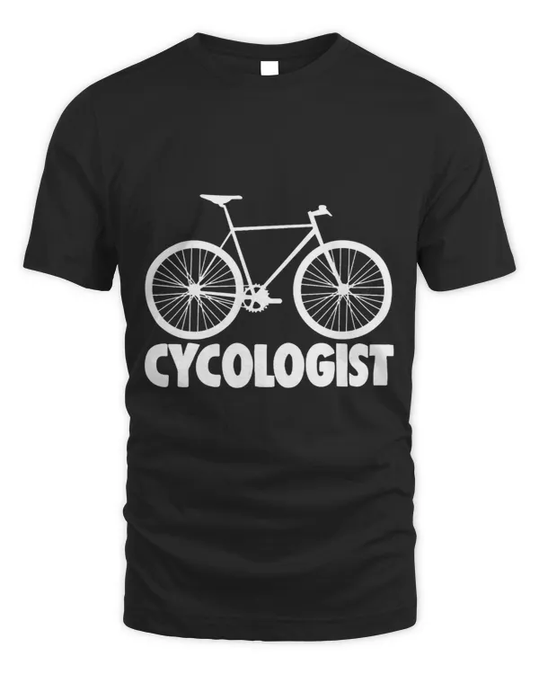 Funny Cycologist Biking Tee Shirts Psychology Bikers Gifts