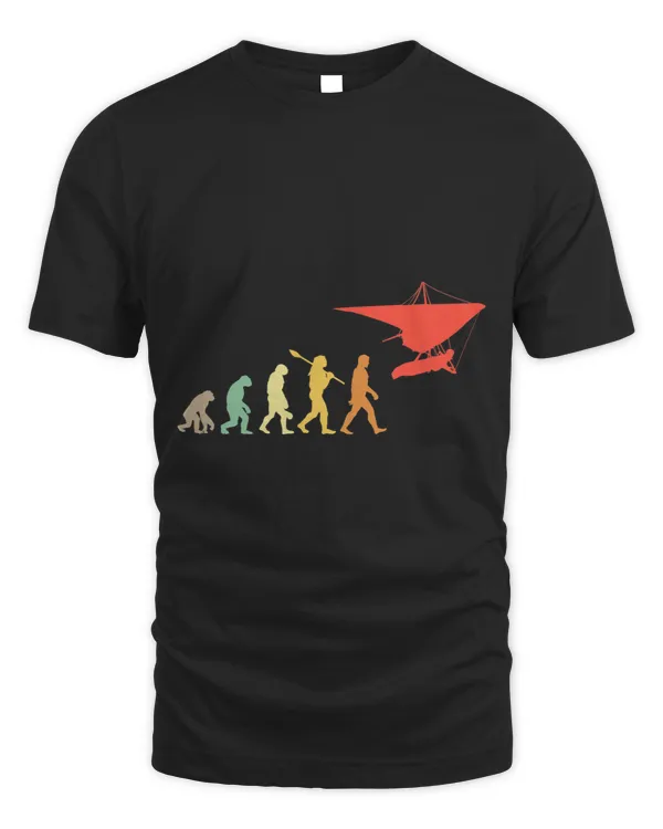 Funny Hang Gliding Heartbeat Retro Vintage For Women Men