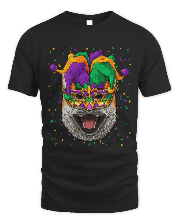 Leopard Mardi Gras Animal Face Carnival Jester Festival