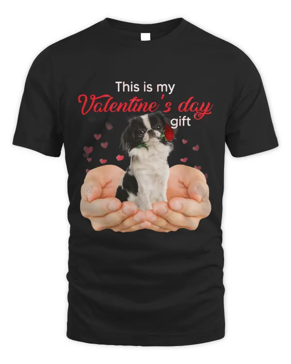 Cute Japanese Chin This Is My Valentines Day Pajama