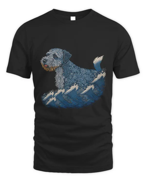 Surrealism Japanese Painting Schnoodle Dog 3