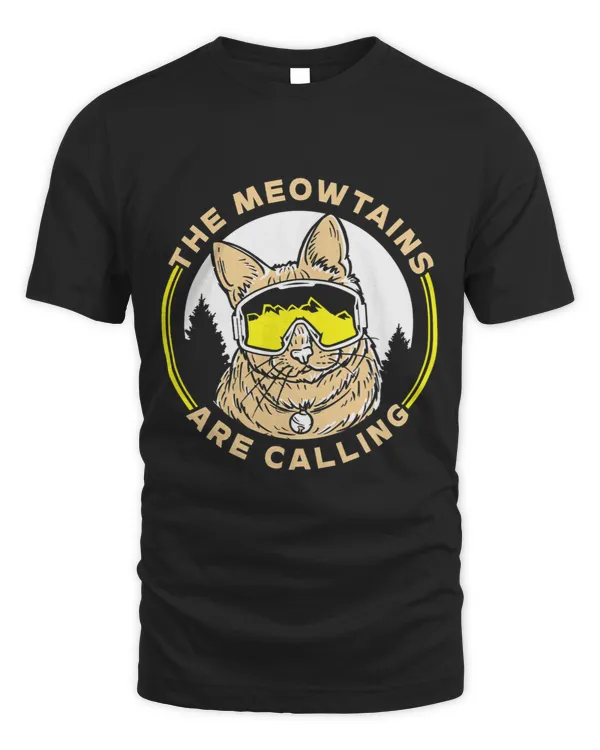 The Meowtains Are Calling Snowboard Boarding Snowboarder