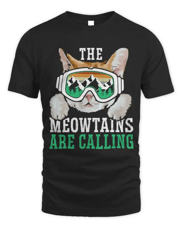The Meowtains Are Calling Snowboard Snowboarding Snowboarder 1