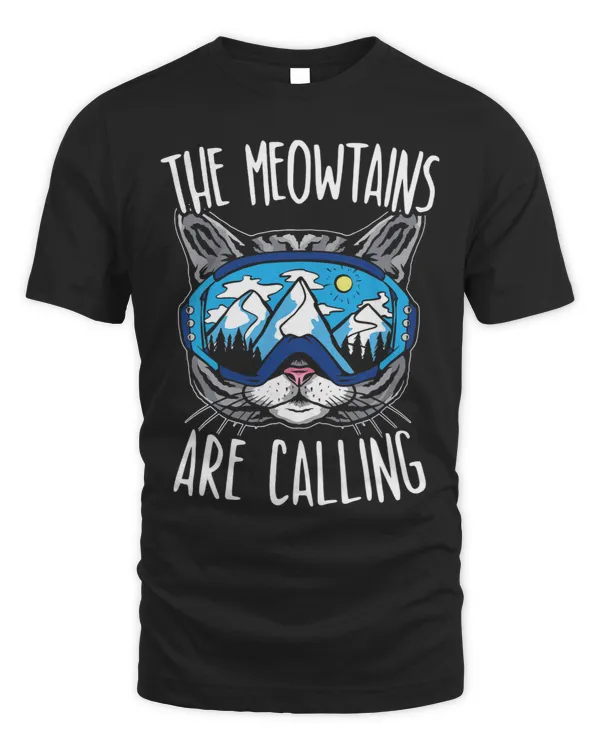 The Meowtains Are Calling Snowboard Snowboarding Snowboarder