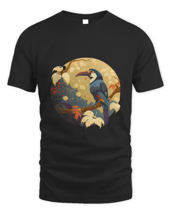 Surrealism Japanese Painting Toucan
