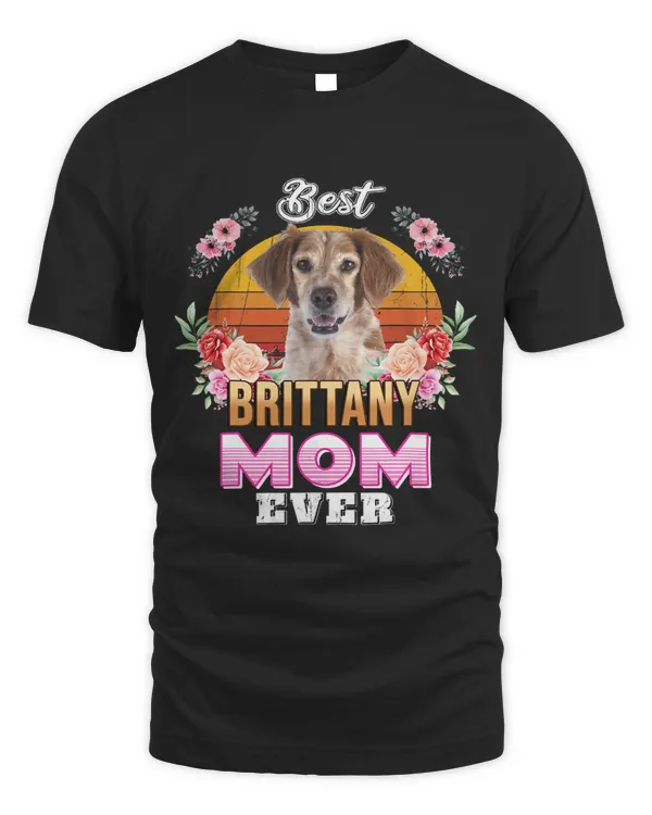 Vintage Best Brittany Mom Ever Mothers Day For Dog Mom