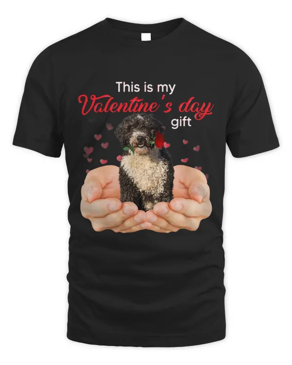 Cute Spanish Water Dog This Is My Valentines Day Pajama
