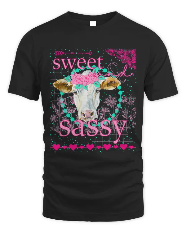 Cute White Cow SweetSassy Southern Prep Simply Adorable