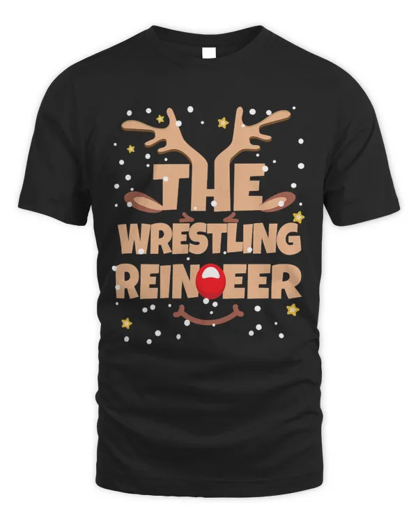 The Wrestling Reindeer Funny Christmas Pajama Family