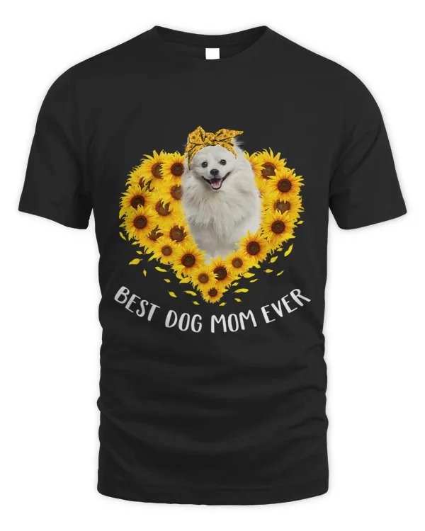 American Eskimo Mom Sunflower Dog Mom Women