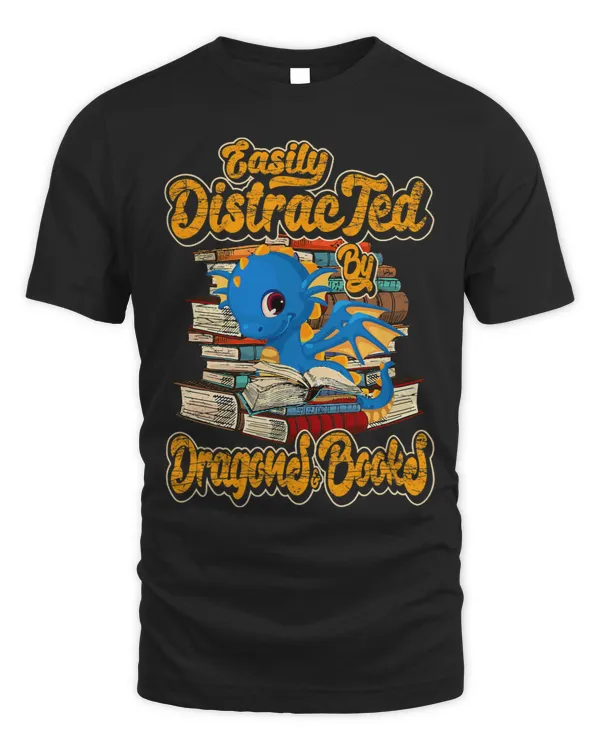 Funny Dragon Read Book for Reading Lover Cute Dragon Books