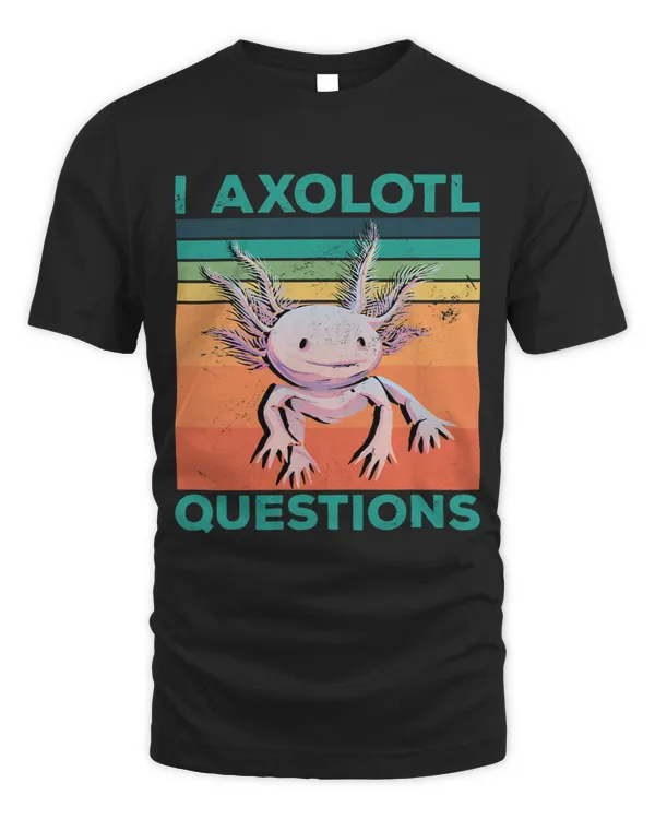 I Axalotl Questions Mexican Salamander Axalotl Kawaii Fish 238