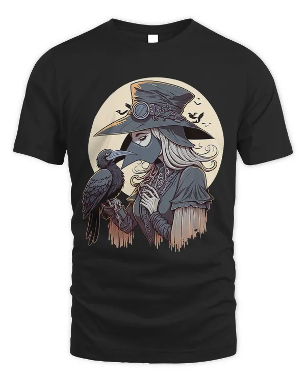 Female Plague Doctor Dark Manga Medieval Humor