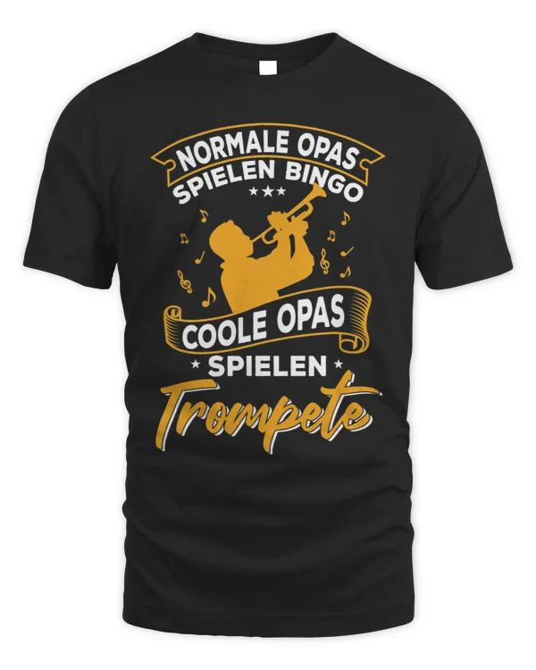 Mens Never underestimate an old man with a trumpet