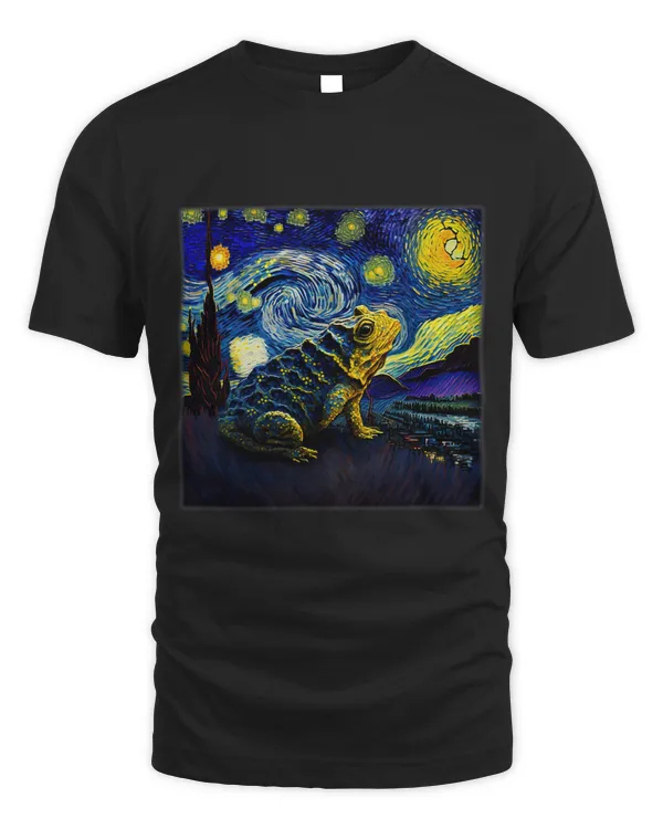 Surrealism Starry Night Horned Frog
