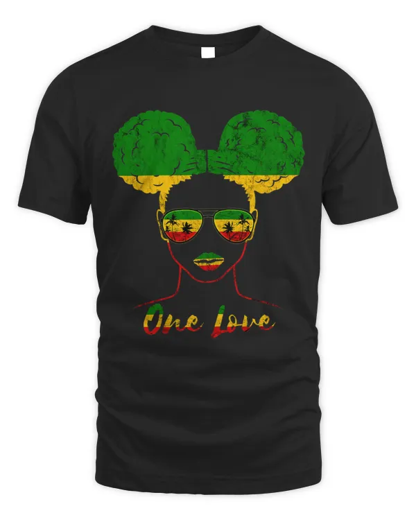 Reggae Girl One Love Rastafarian Roots Rasta Reggae Jamaica