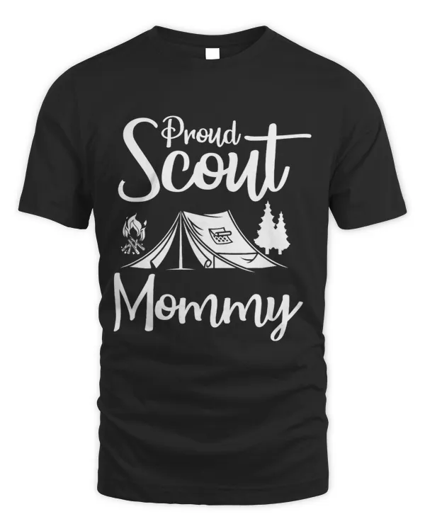 Proud Scout Mommy Camping Scouting Tent Scout Mom Leader