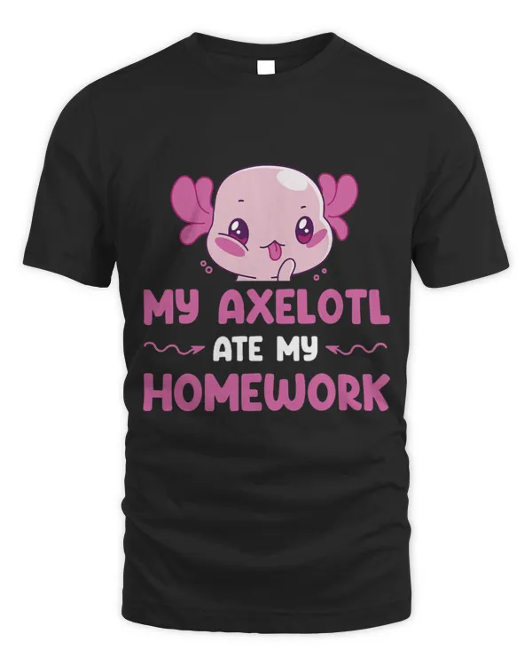 My Axalatol Ate My Homework Kawaii Walking Fish Salamander