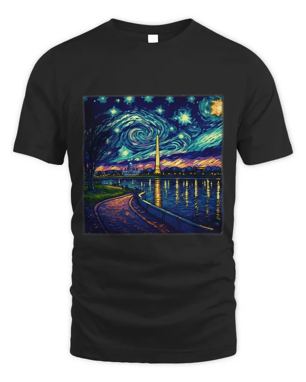 Surrealism Starry Night National Mall 1