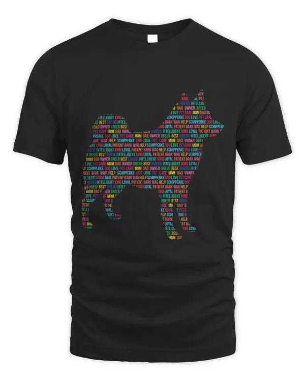 Schipperke Dog Words T Gift for Dog Lover 26