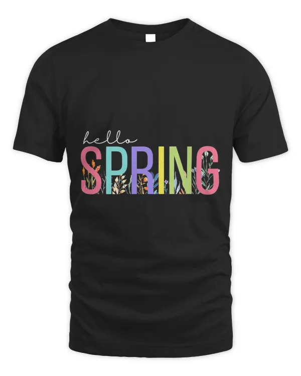 Hello Spring Wildflower Pastel Easter