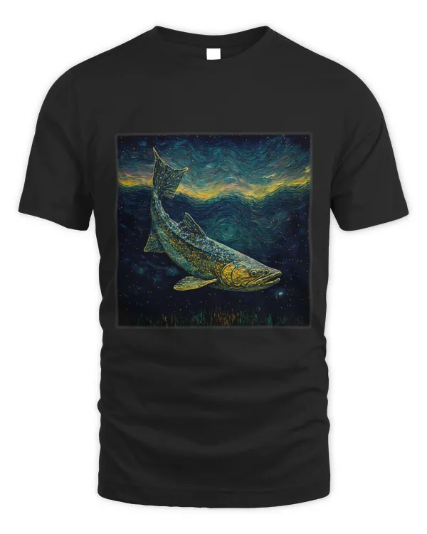 Surrealism Starry Night Northern Pike
