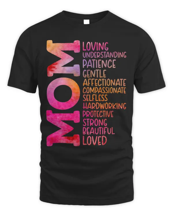Mom the loving Mothers day bday family Xmas gift design 3
