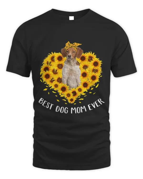 Brittany Mom Sunflower Dog Mom Women