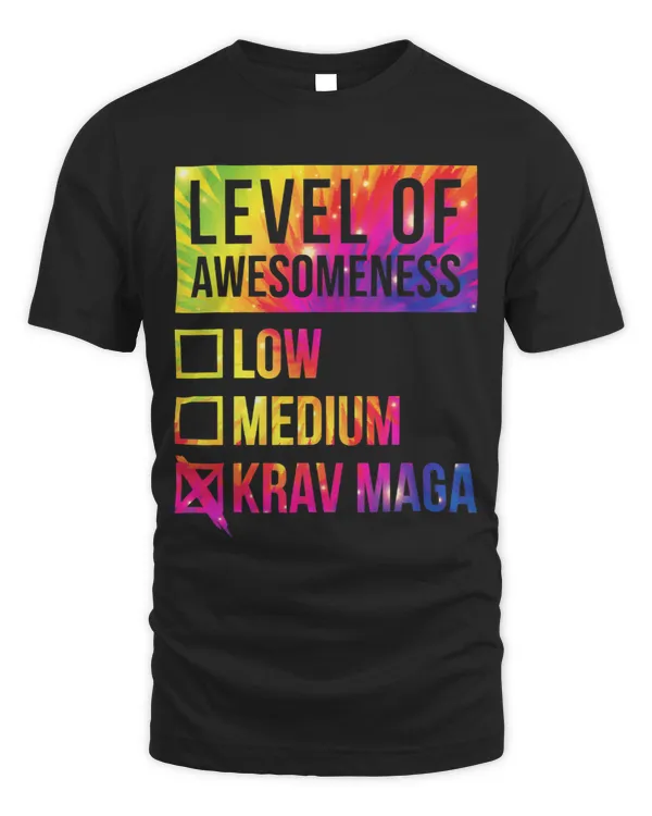 Tie Dye Level Of Awesomeness Krav Maga Israeli Martial Art