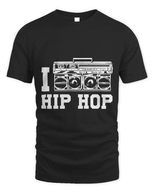 I Love Hip Hop Music Rap Rapper Breakdance Street Dance Club
