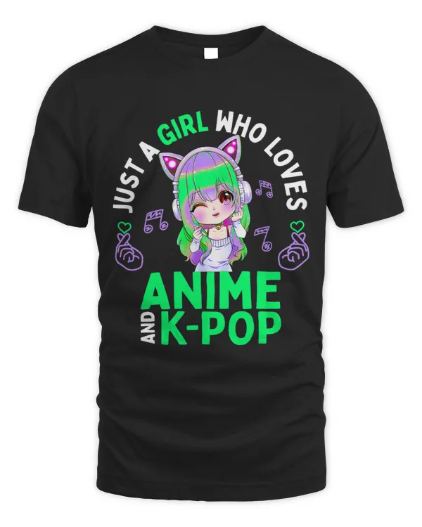 Just a Girl Who Loves Anime and K Pop Merch Kpop Kawaii Girl