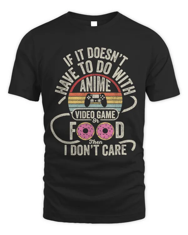 Retro Anime Video Games Or Food Who Love Anime Gaming