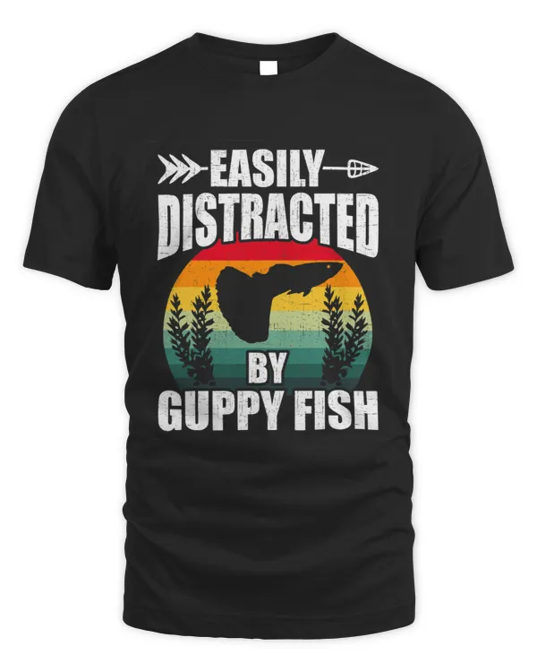 Easily Distracted By Guppy Fish Aquarium Aquarist Fish Tank