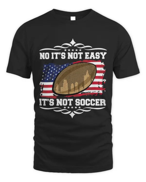 Artistic Motivational USA Flag Rugby Quote