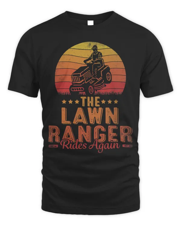 Lawn Mowing The Lawn Ranger Rides Again Funny Lawn Caretaker