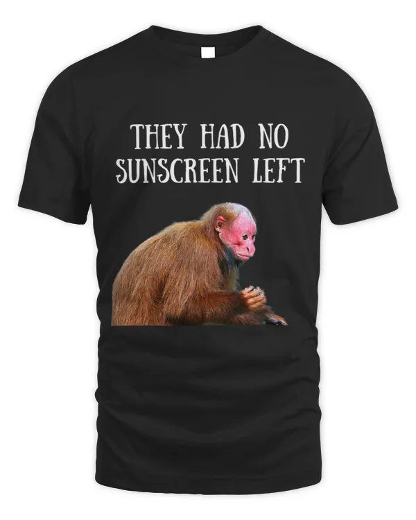 Bald Uakari Wild Monkey Sunscreen Meme Men Women Kids