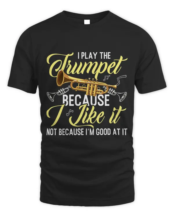 I Play The Trumpet Musician Guitarist Jazz And Blues Music
