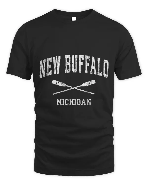 New Buffalo Michigan Vintage Nautical Paddles Sports Oars