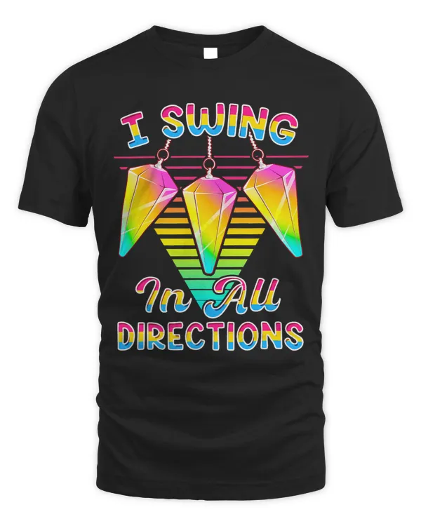 I Swing in all Directions LGBTQ+ Pansexual Pride Pendulums