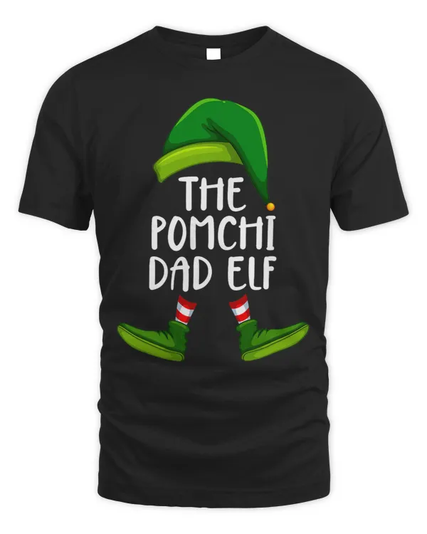 Pomchi Dad Dog Elf Funny Christmas Pajama X mas Men
