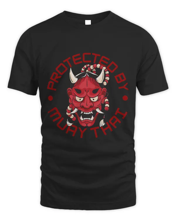 Muay Thai Japanese Oni Protected By Muay Thai