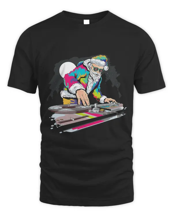 Im with the DJ EDM Music Santa Claus Old School DJ Costume