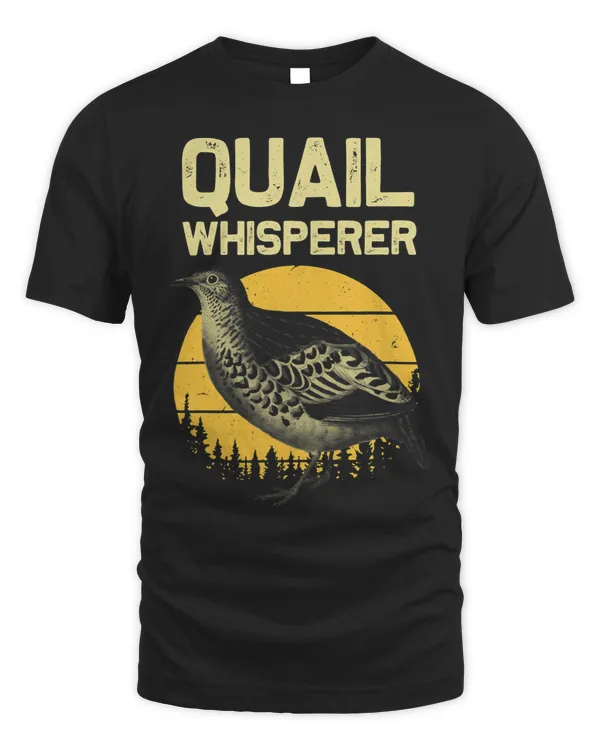 Cool Quail Whisperer For Men Women Upland Hunting Bird Lover