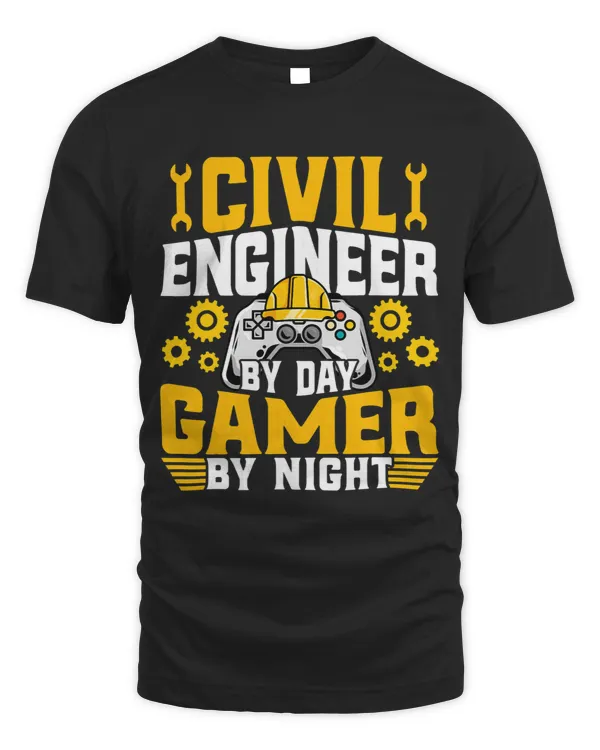 Civil Engineer Gamer Funny Video Game Lover Civil Engineer