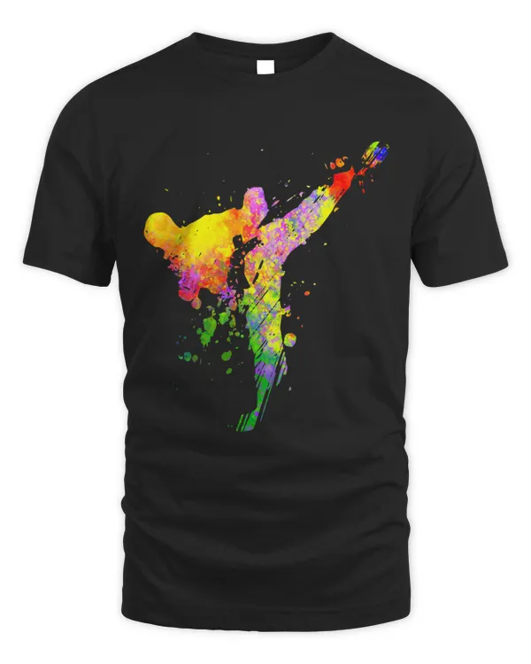Taekwondo Jiu Jitsu Paint Splatters Kids Jujitsu Judo Mom 1