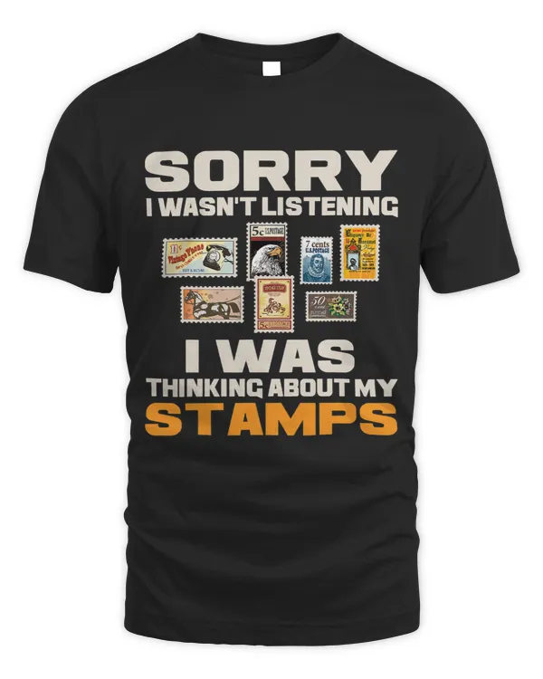 I Was Thinking About My Stamps Stamp Collector Philatelist