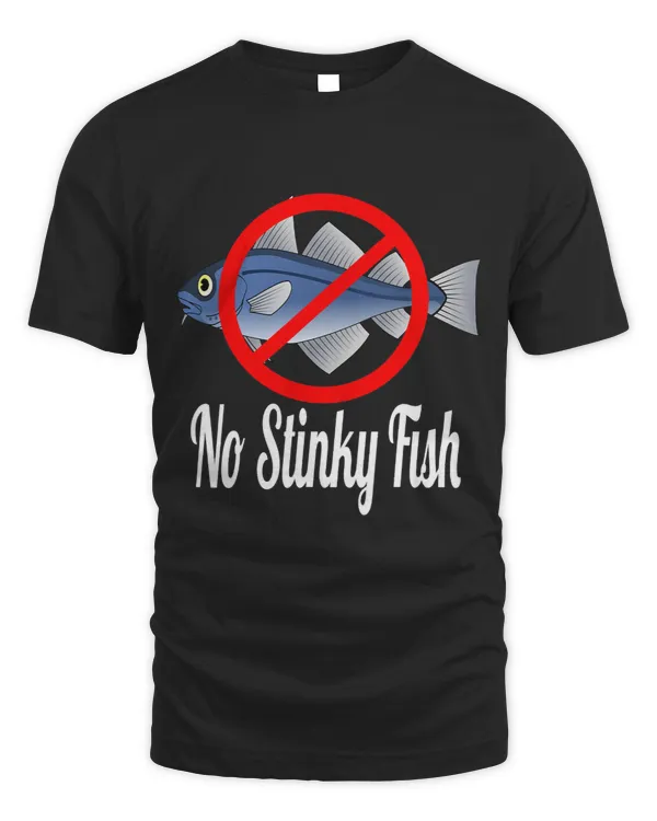 No Stinky Fish Crossed Out Red Circle