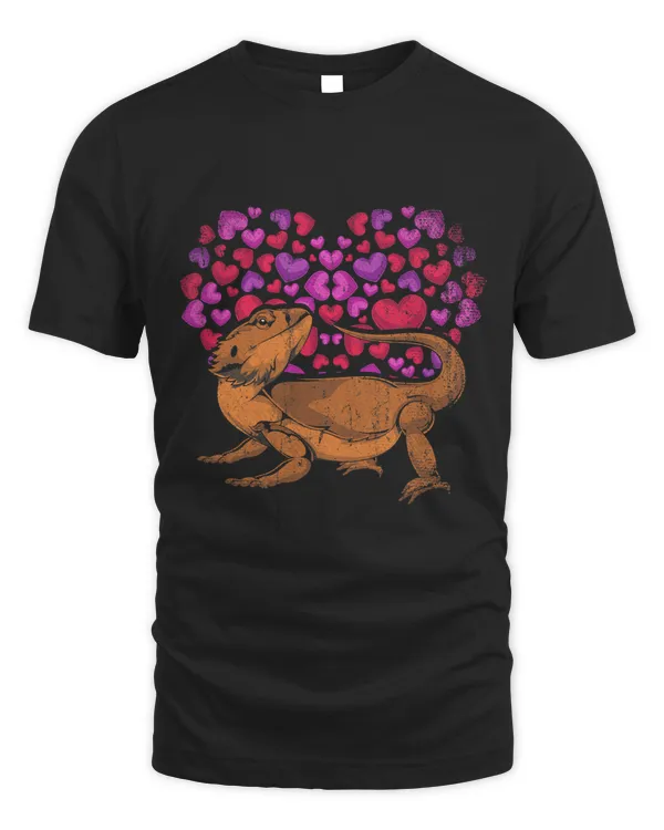 Bearded Dragon Lover Heart Lizard Pet Reptile Bearded Dragon