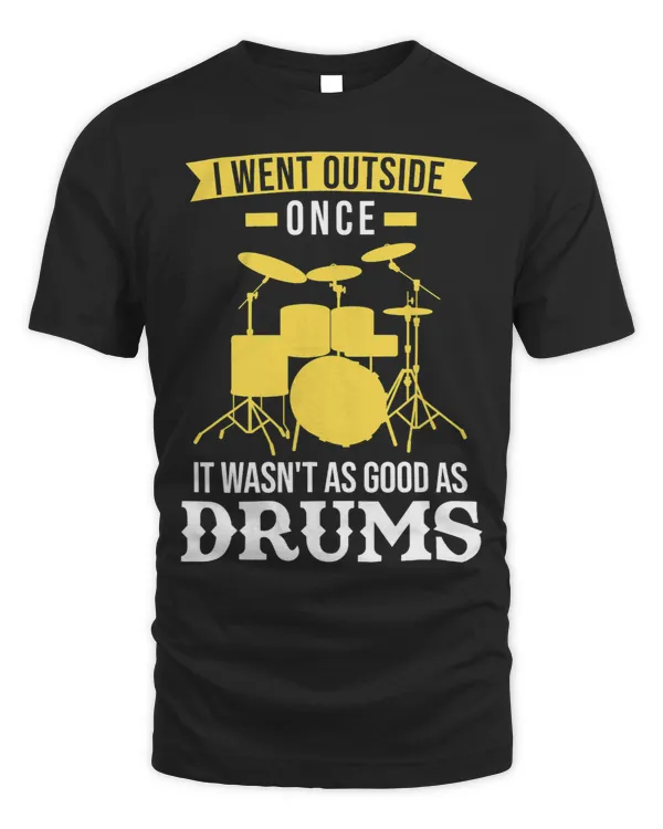I went outside once drums drum player